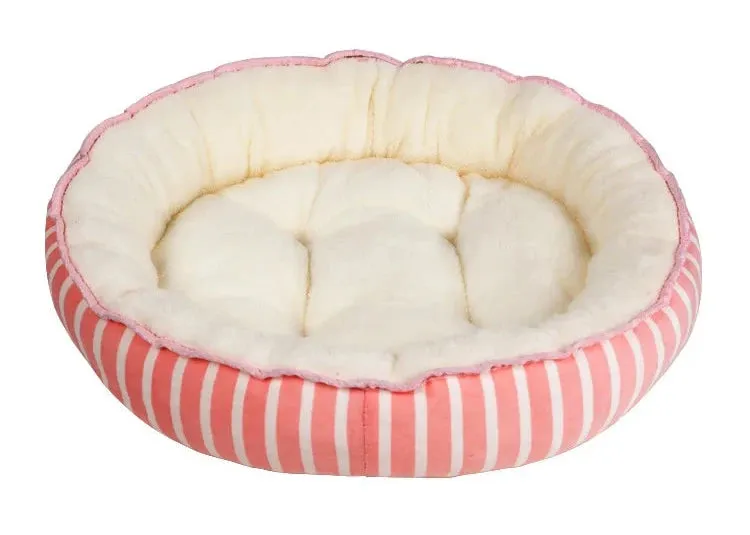 Circular Winter Warm Pet Nest – Soft, Comfortable Cat & Dog Bed for Deep Sleep | All-Season Cozy Pet Supplies