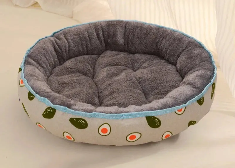 Circular Winter Warm Pet Nest – Soft, Comfortable Cat & Dog Bed for Deep Sleep | All-Season Cozy Pet Supplies