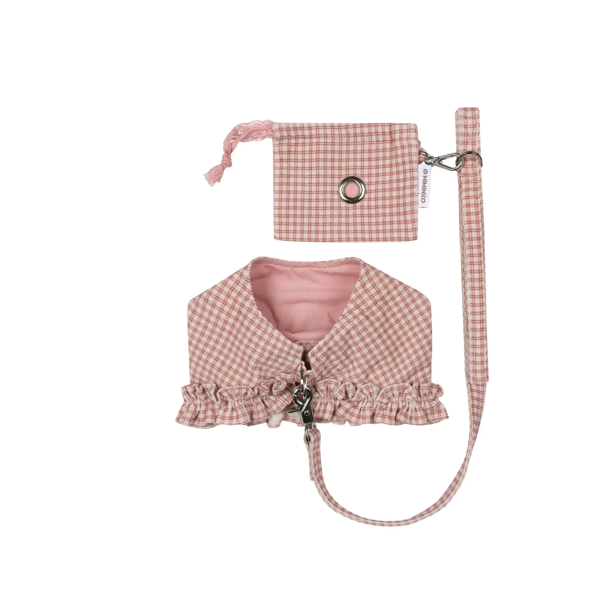 Country Doll  Frill Harness Set - Pink