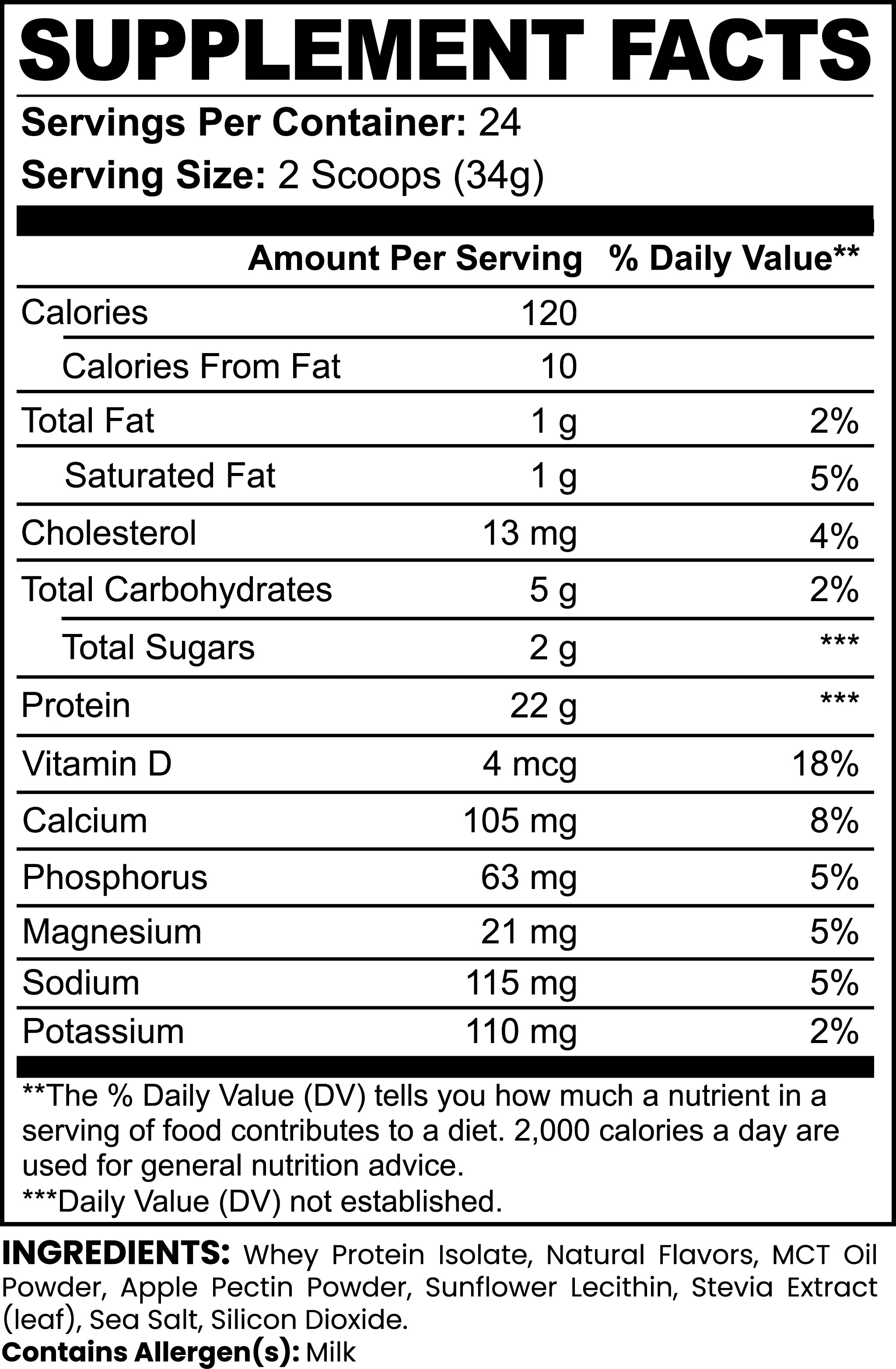 EliteWhey Isolate (Vanilla)