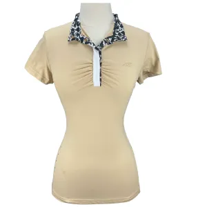 Equiline 'Angie' Show Polo in Tan - Women's Large