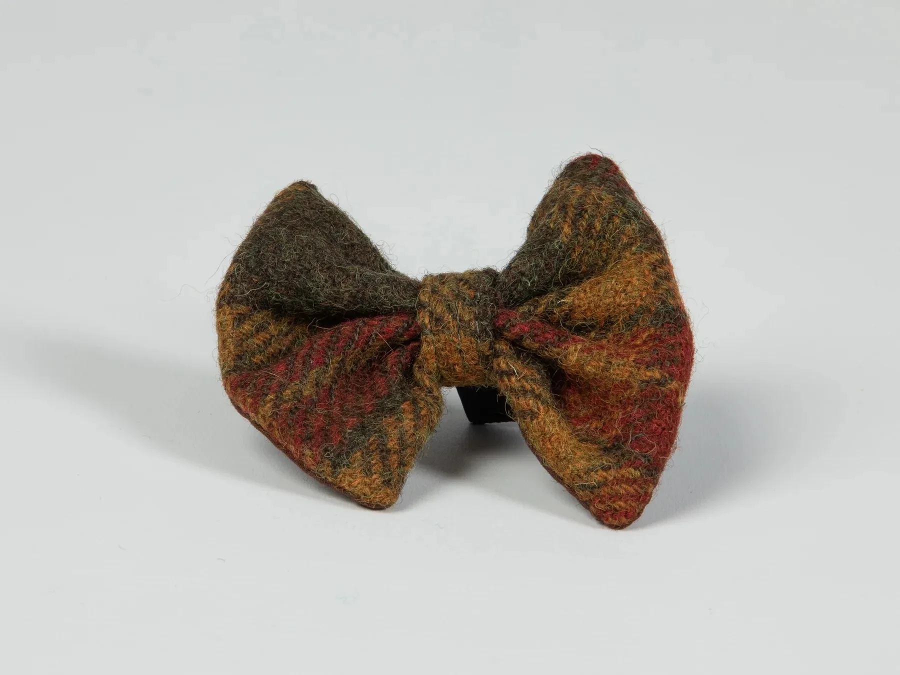 Harris Tweed Autumnal Check Luxury Dog Collar