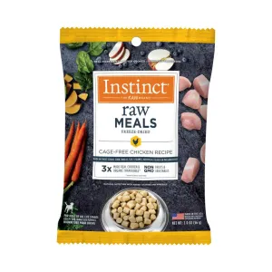 Instinct The Raw Brand Dog Raw Meals Freeze-Dried Cage-Free Chicken Recipe 2oz