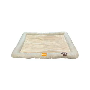 Kanu Pet Flat Brown Dog Bed