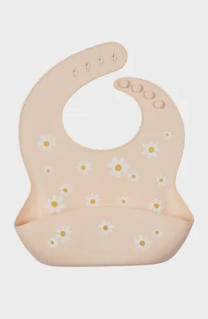 Loulou Lollipop Silicon Bib Daisy Oat