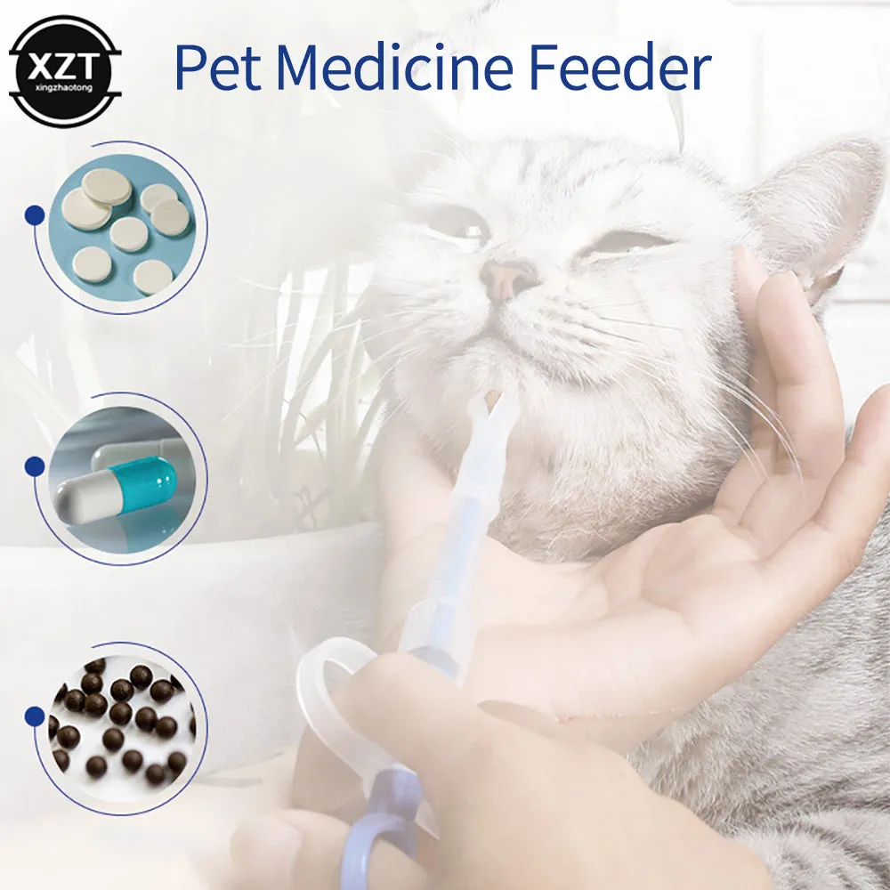 Pet Syringe Push Dispenser for medicine.