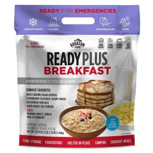 READY PLUS Breakfast Emergency Food Supply | 30-Year Shelf Life