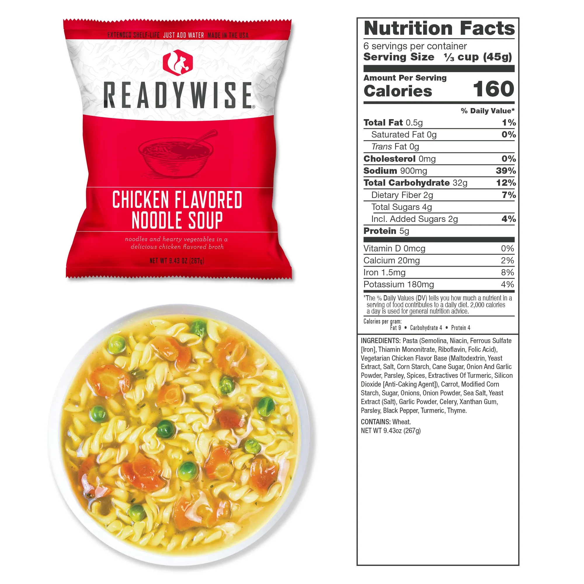 ReadyWise - 30-DAY SUPPLY (2 buckets) 1 Entrée and 1 Bucket - 240 Servings