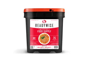 ReadyWise - 60 Serving Entrée Only Grab and Go Food Kit