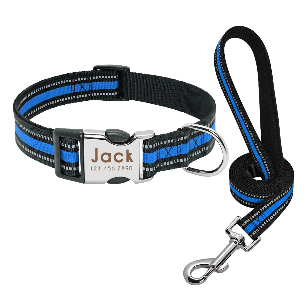 Reflective Personalized Custom Collar