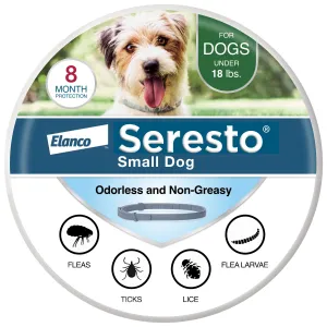 Seresto Vet-Recommended Flea & Tick Treatment & Prevention Collar for Dogs | 8 Months Protection