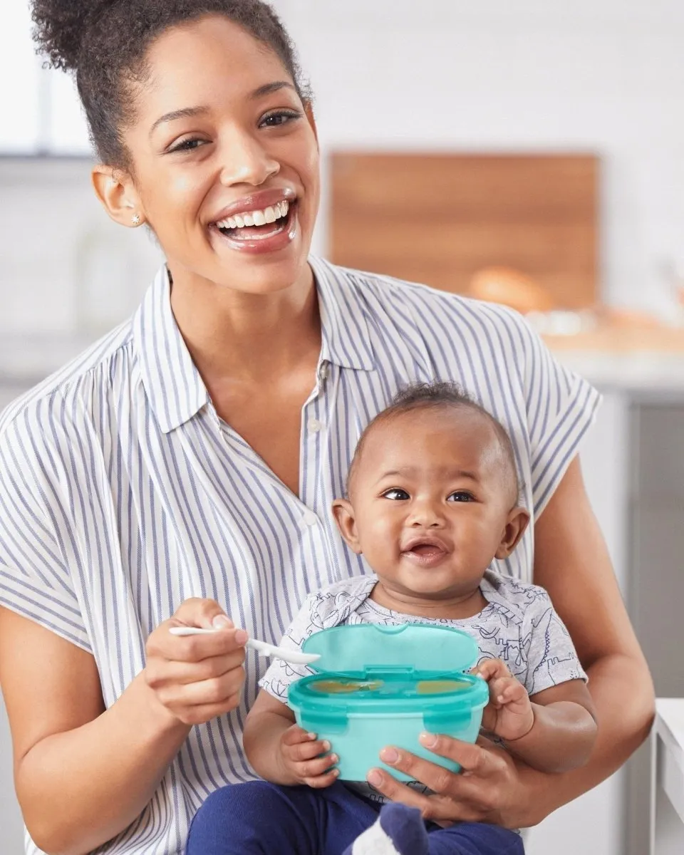 Skip Hop Easy-Serve Travel Bowl- Spoon