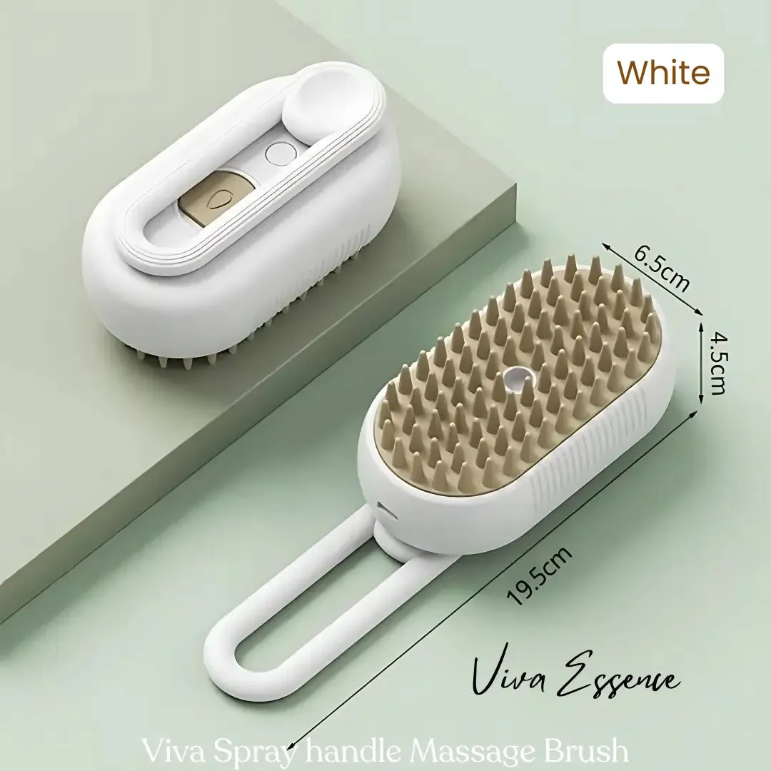 Viva Spray handle Massage Brush for Cats and Dogs