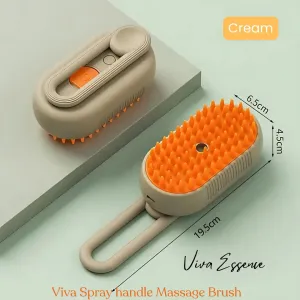 Viva Spray handle Massage Brush for Cats and Dogs