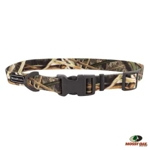 Water & Woods Adjustable Dog Collar, Mossy Oak Camo Small